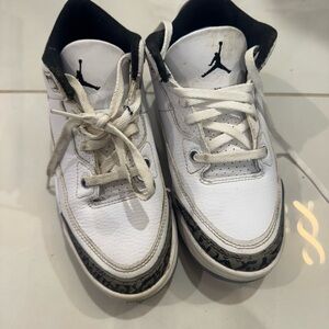 Jordan Kids Shoes White and Black